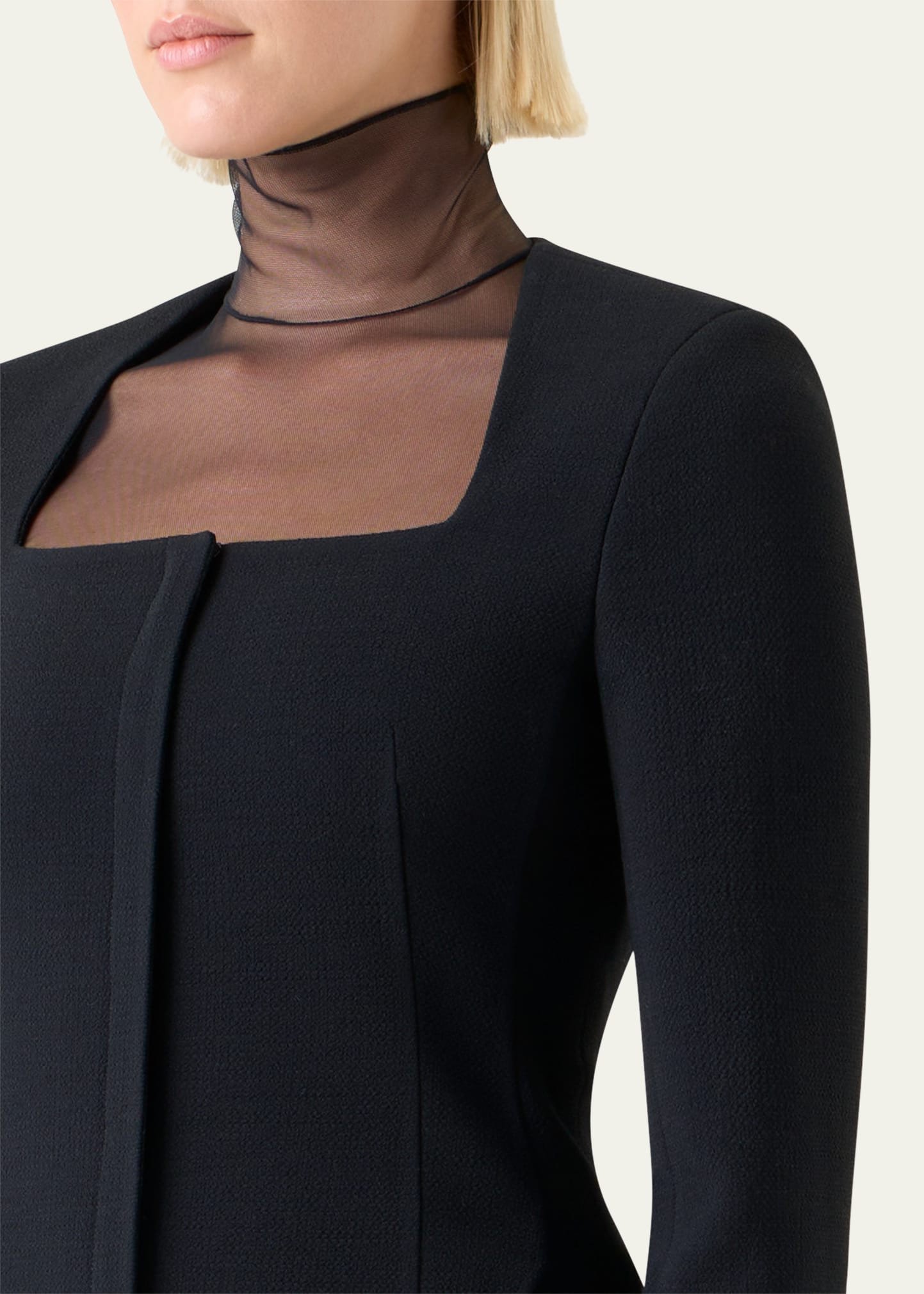 Desiree Double-Face Trapezoid Jacket - 5