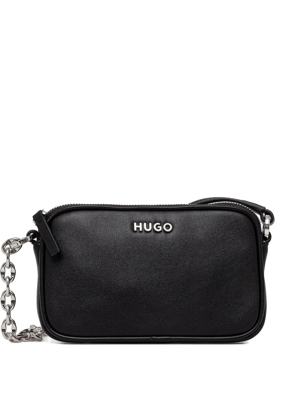 chain-strap rectangular shoulder bag - 1