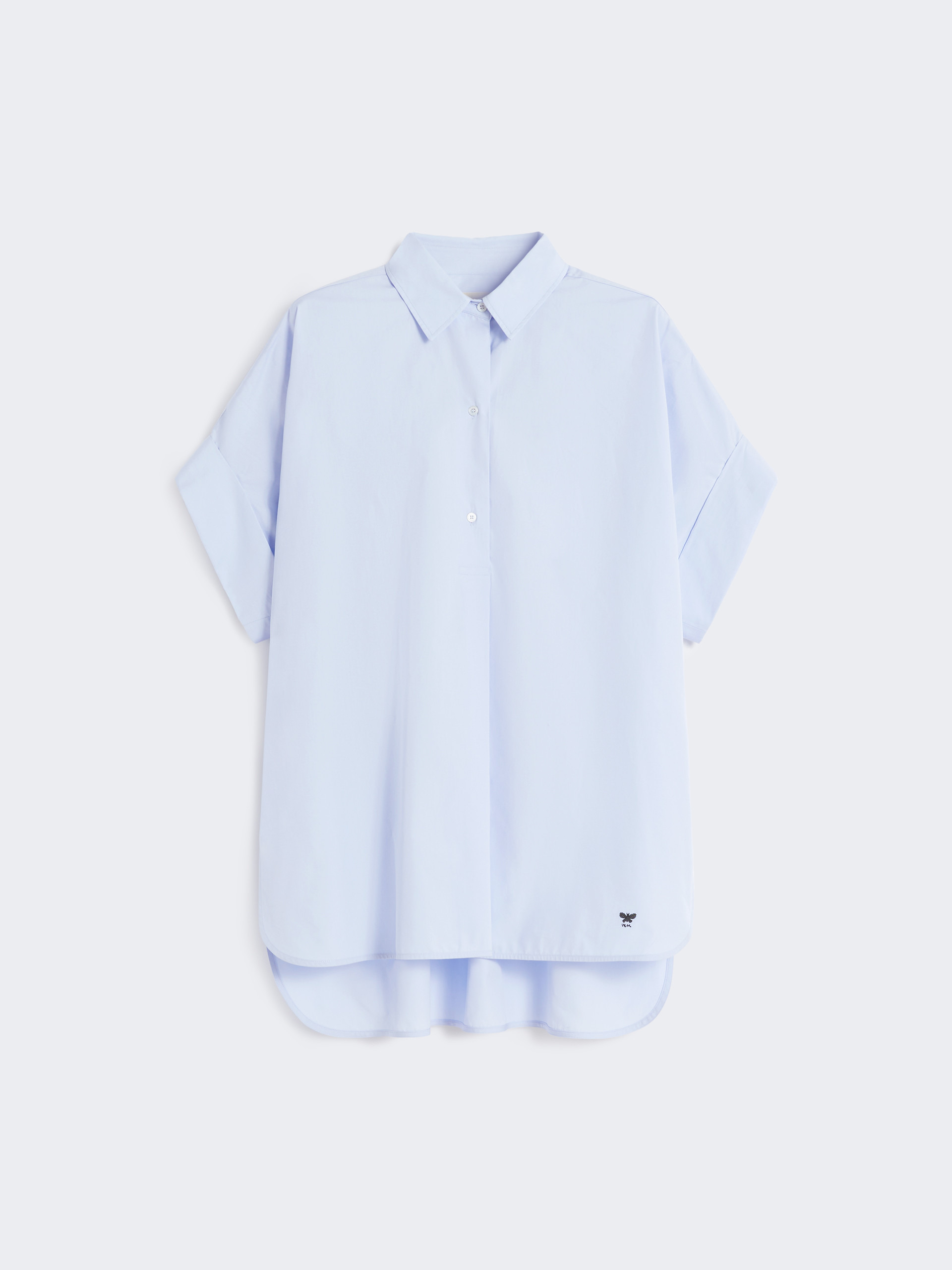 ARDEA Straight-fit cotton poplin shirt - 1