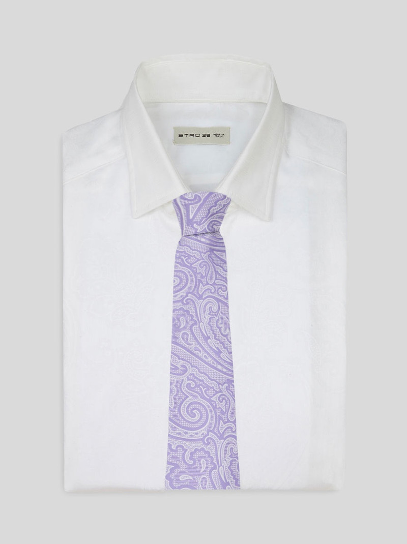 Etro JACQUARD PAISLEY SILK TIE outlook