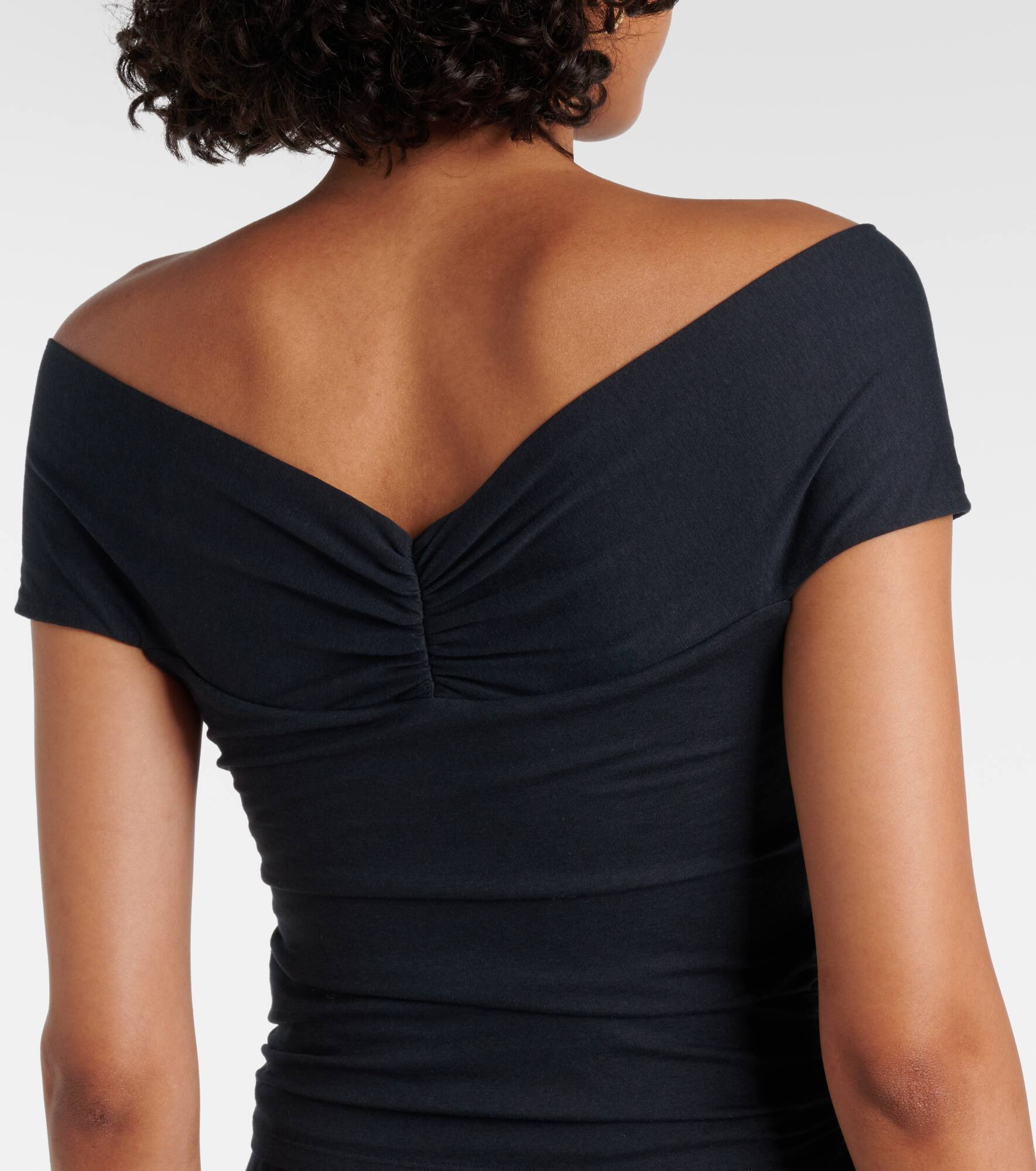 Soft Drape off-shoulder midi dress - 5