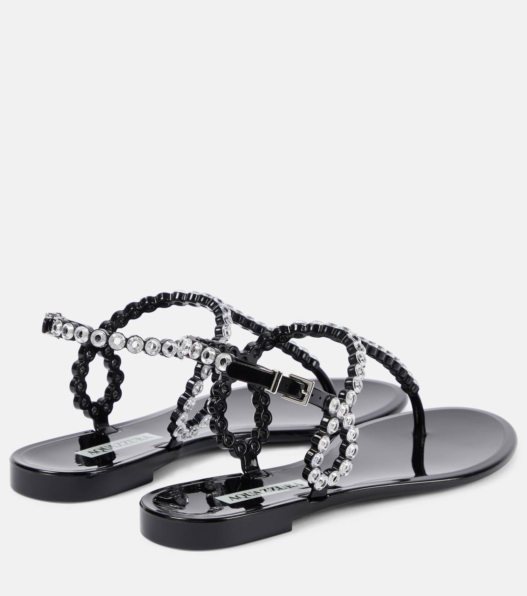 Almost Bare embellished PVC sandals - 3