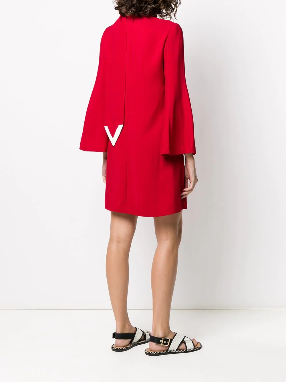 VLOGO scarf shift dress - 4