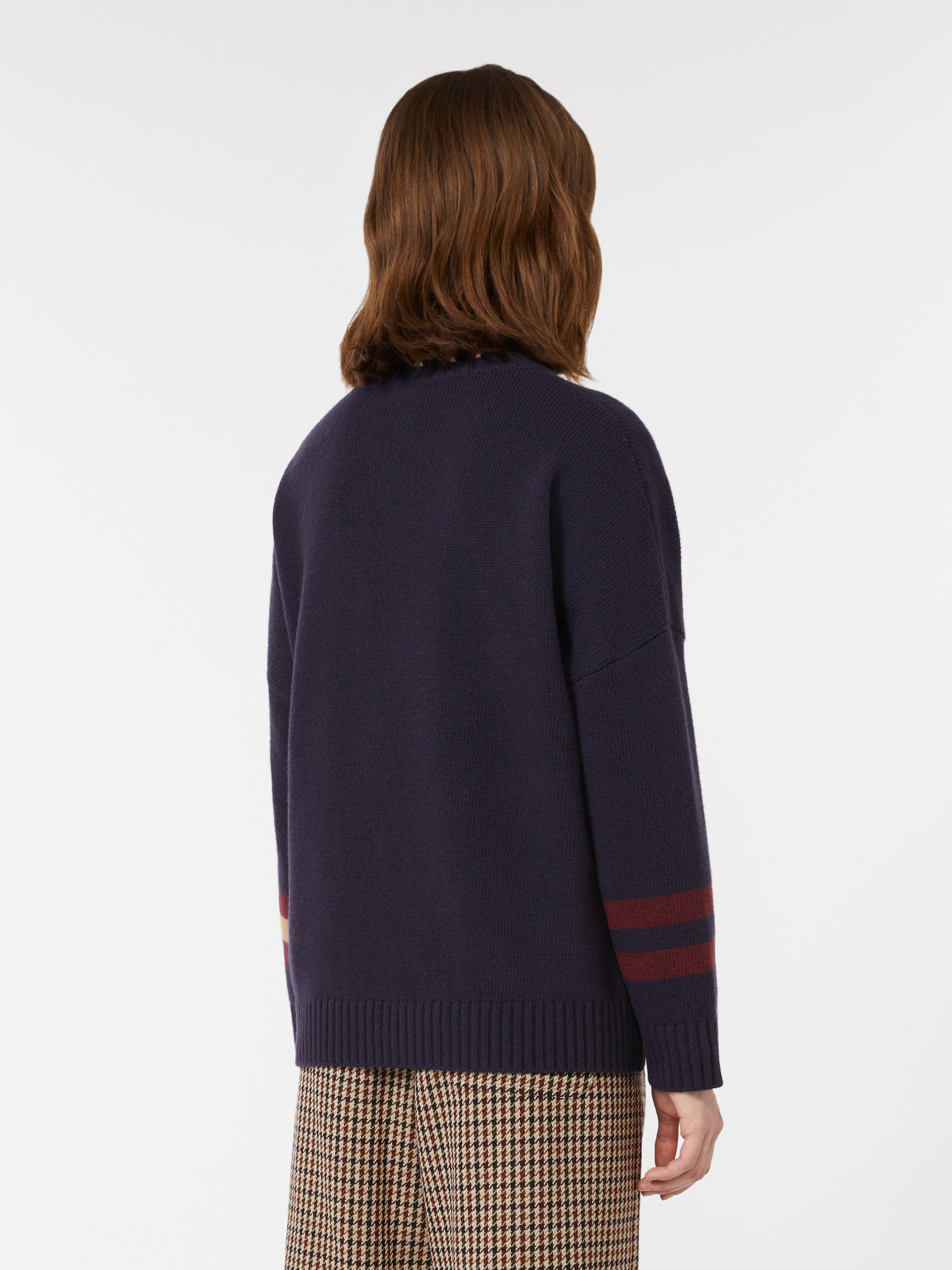PAVIDI Wool knit oversized jumper - 4