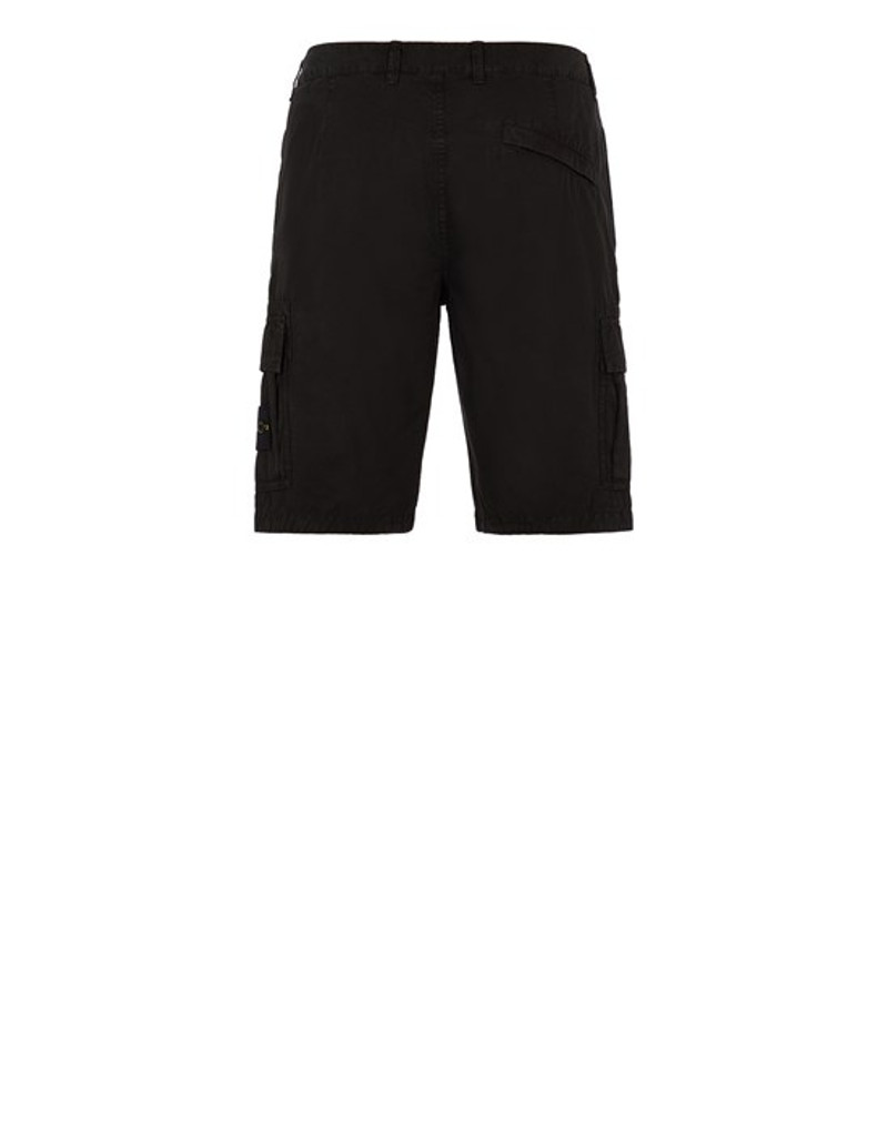Stone Island L11WA BRUSHED COTTON CANVAS_GARMENT DYED 'OLD' EFFECT BLACK outlook