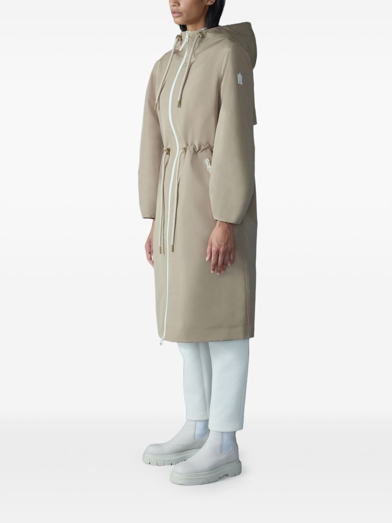 Mekelle-Z drawstring hooded raincoat 3