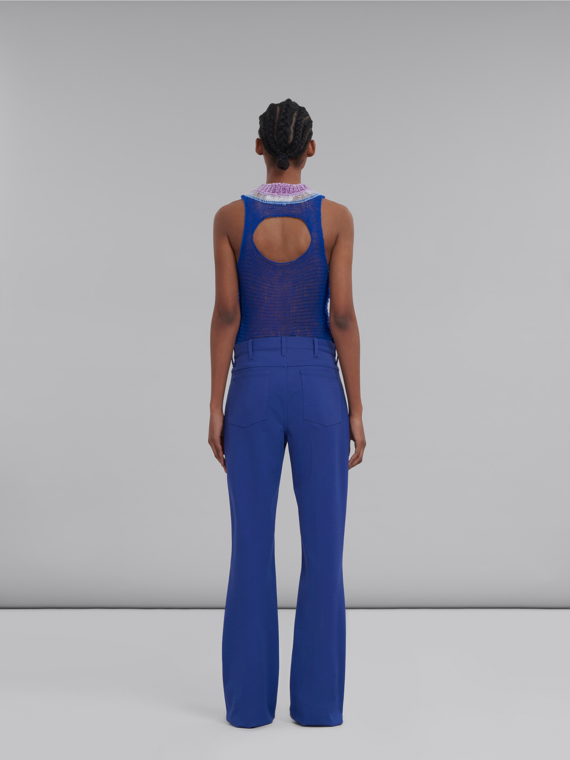 PURPLE VELVET TROUSERS - 3
