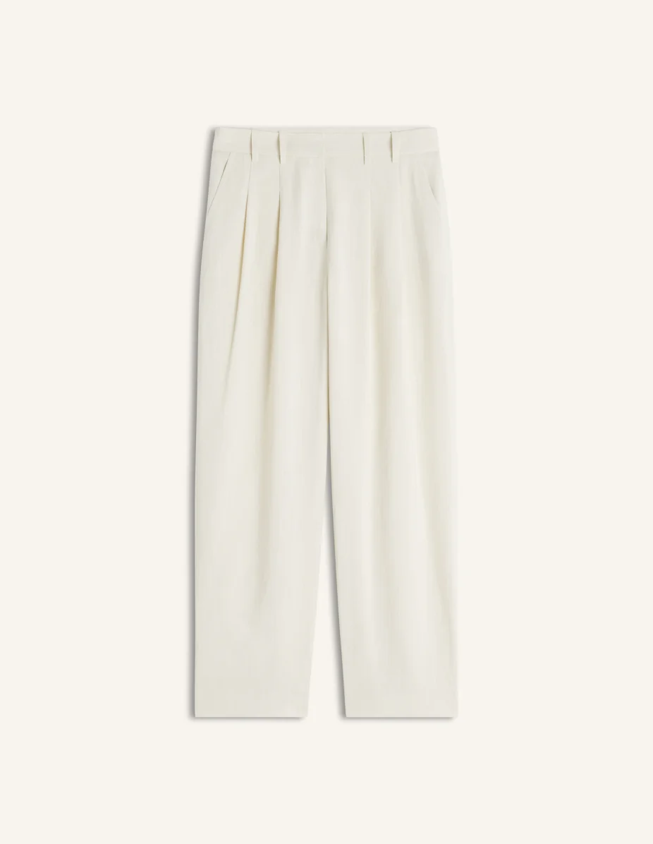 TAILORED PLEATED PANTS - 1