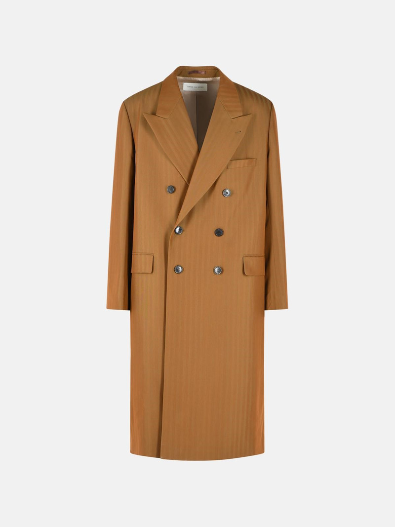 'ROSIE' BROWN WOOL BLEND COAT 1