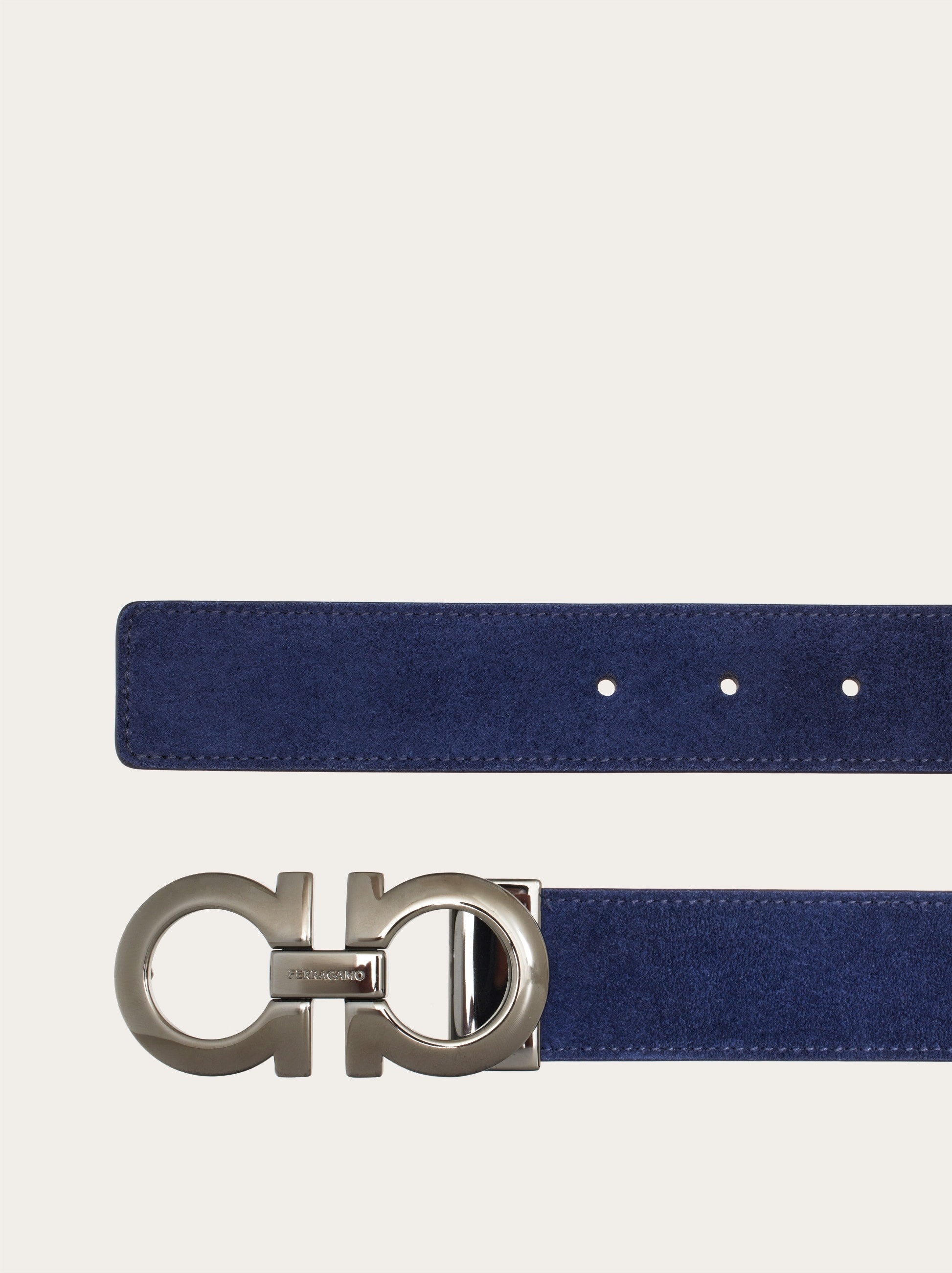 Adjustable Gancini belt - 2