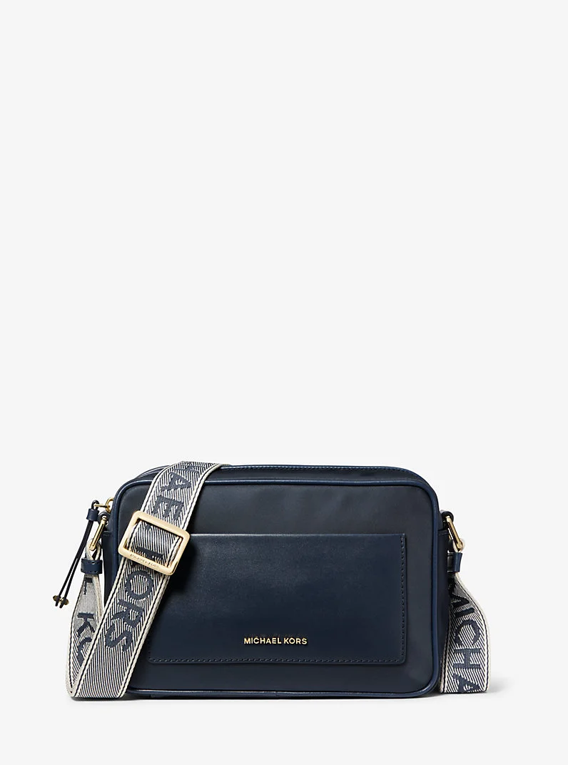 Jet Set Large Nylon Gabardine Crossbody Bag - 1