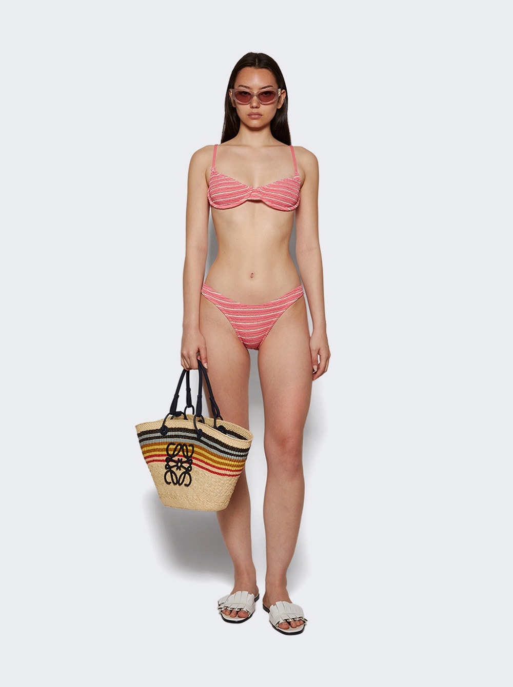 Gracie Balconette Bikini Top Watermelon Stripe - 5