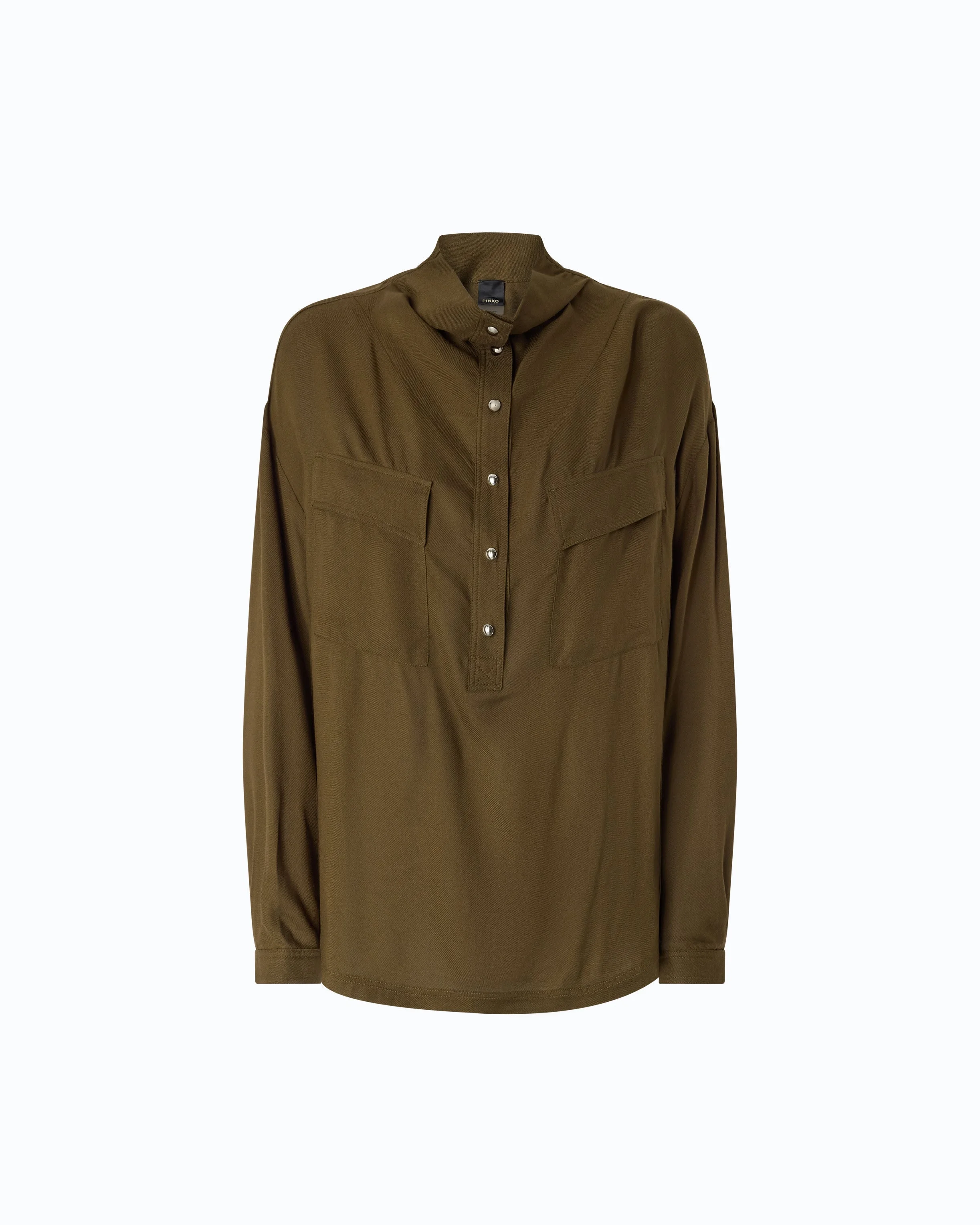 BLOUSE WITH POCKETS AND BUTTONS - 1
