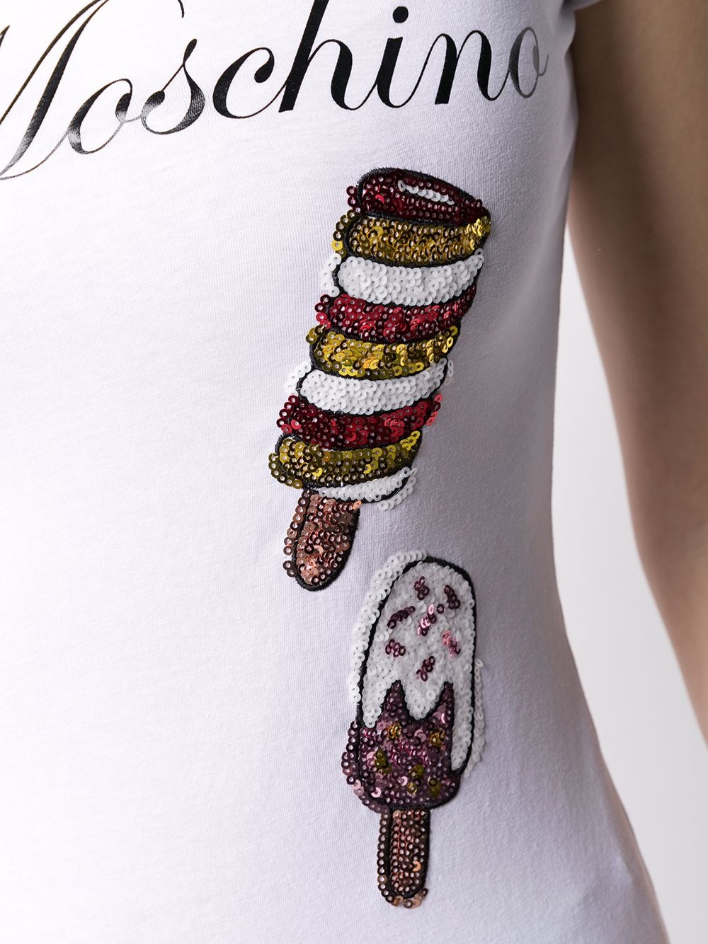 embellished ice cream T-shirt - 5