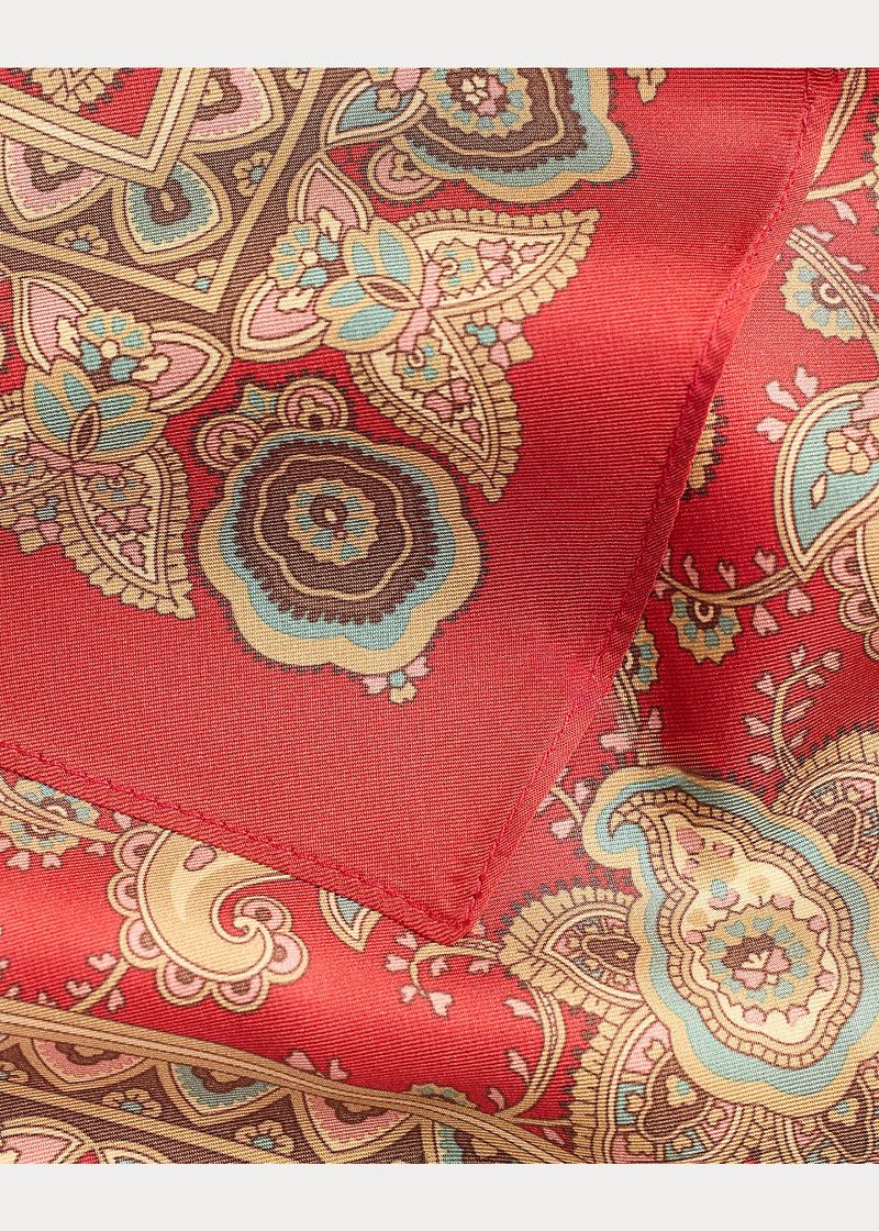 Handmade Paisley Silk Western Ascot 3