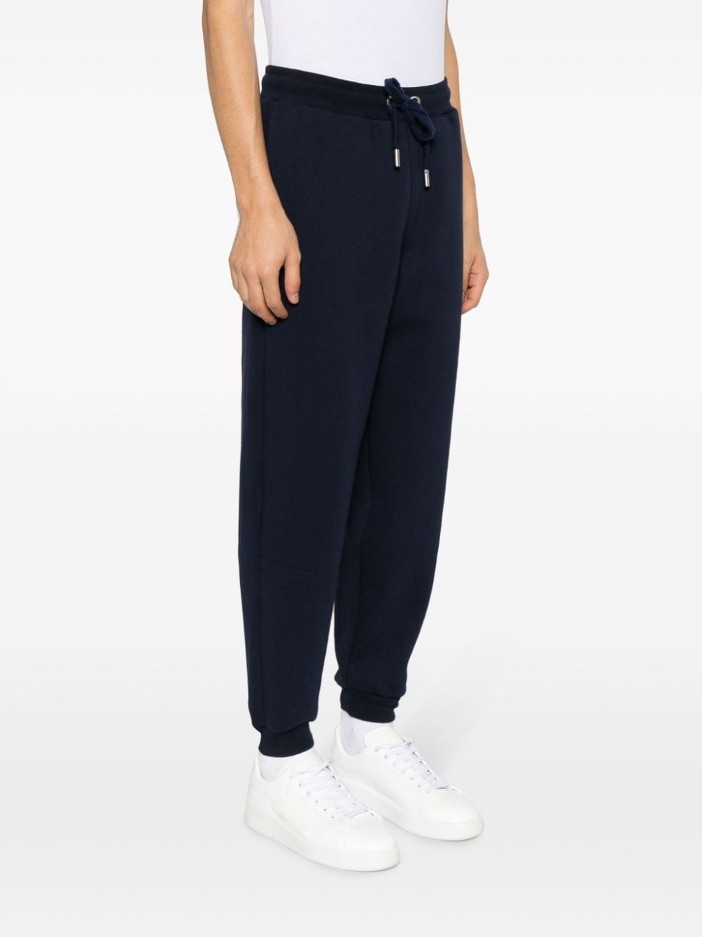 drawstring-waist tapered track pants - 3