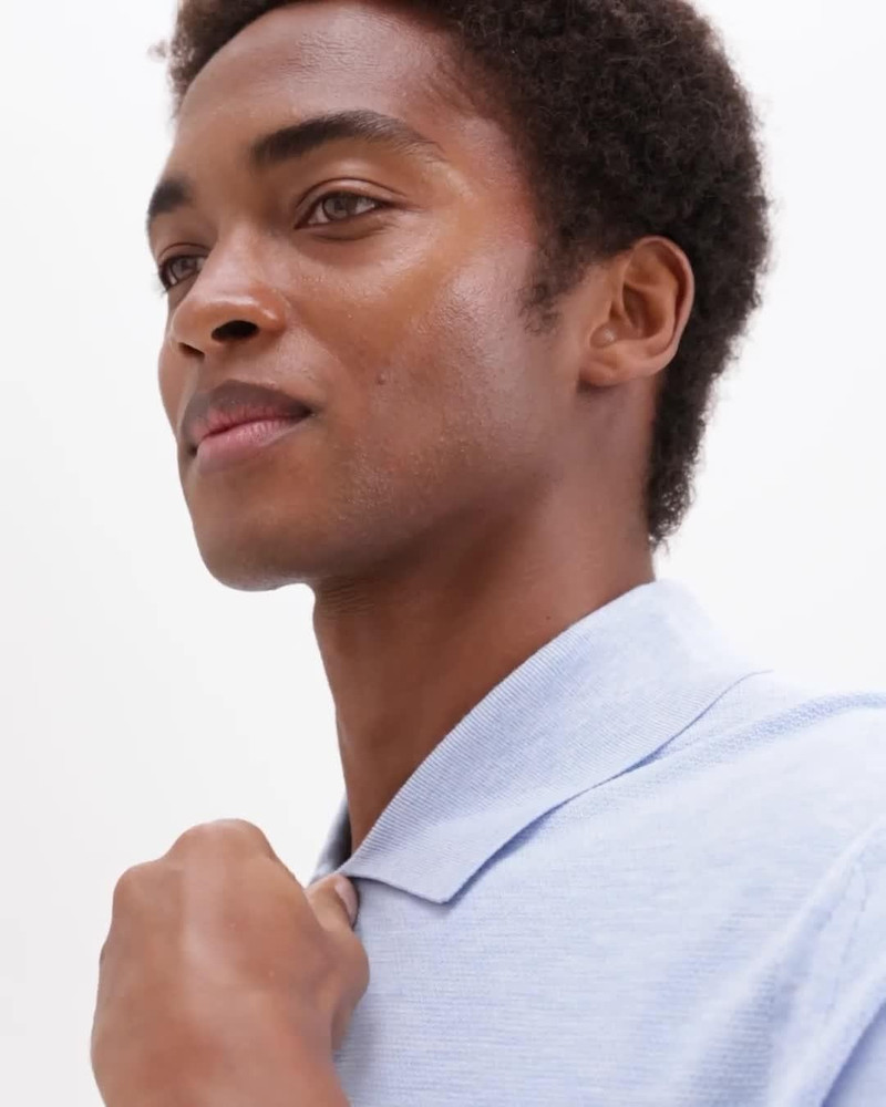 Goris Polo Shirt in Piqué Light Bilen 6