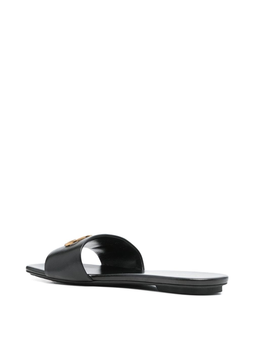 Leather flat sandals - 2