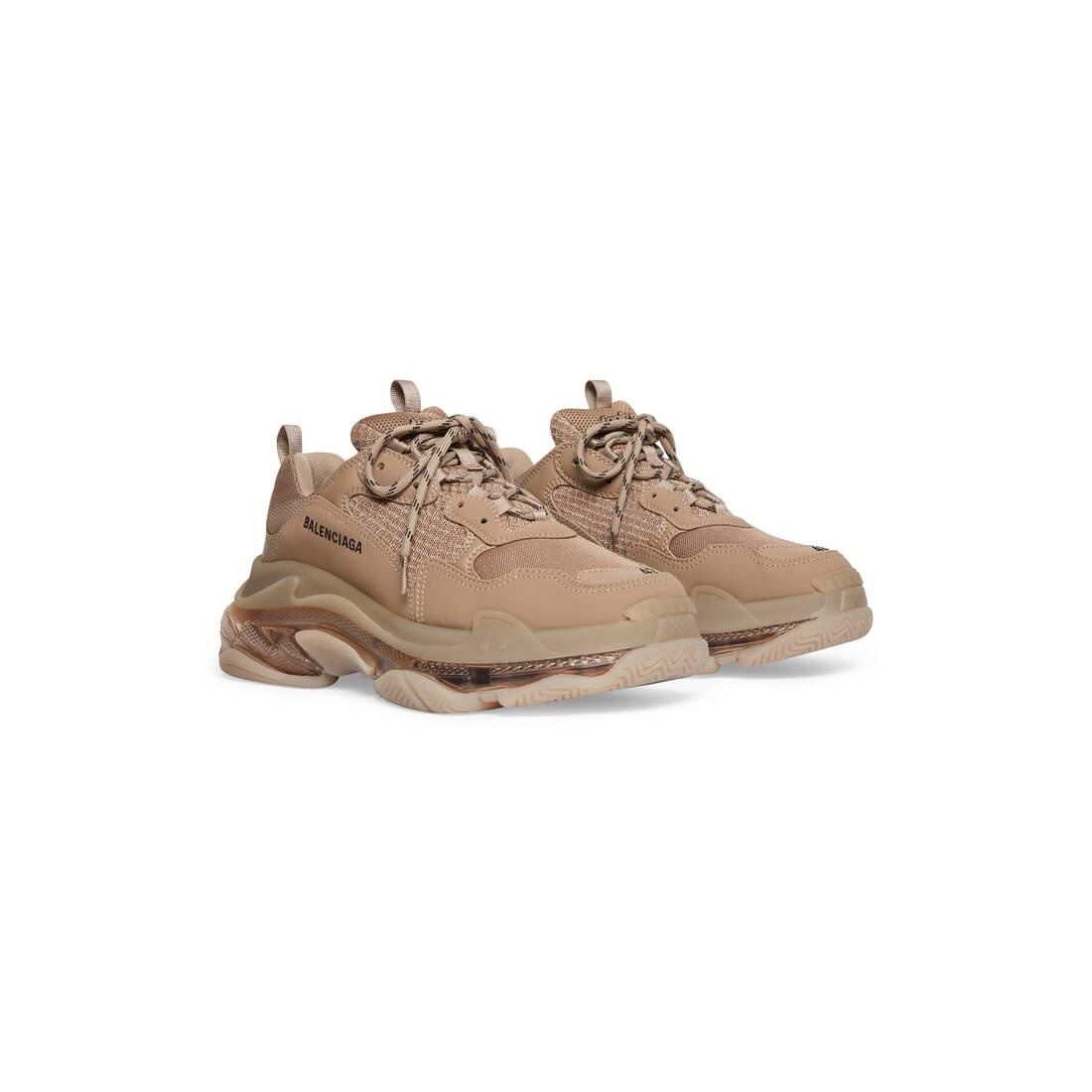 Men's Triple S Clear Sole Sneaker in Brown - 2