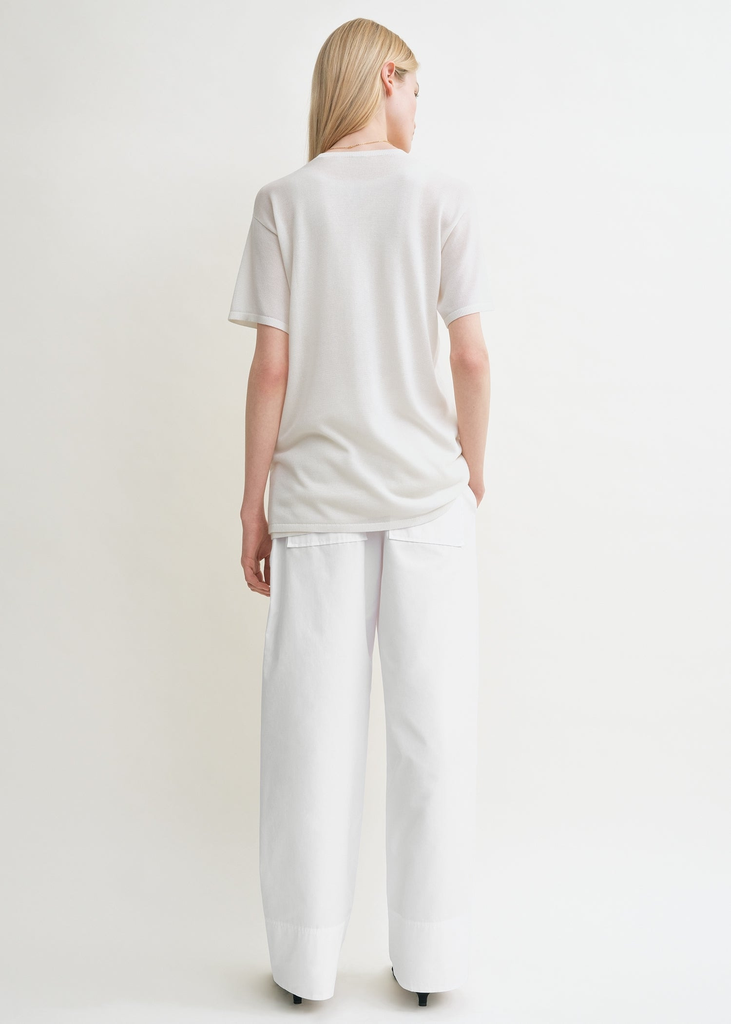 Tee knit white - 5