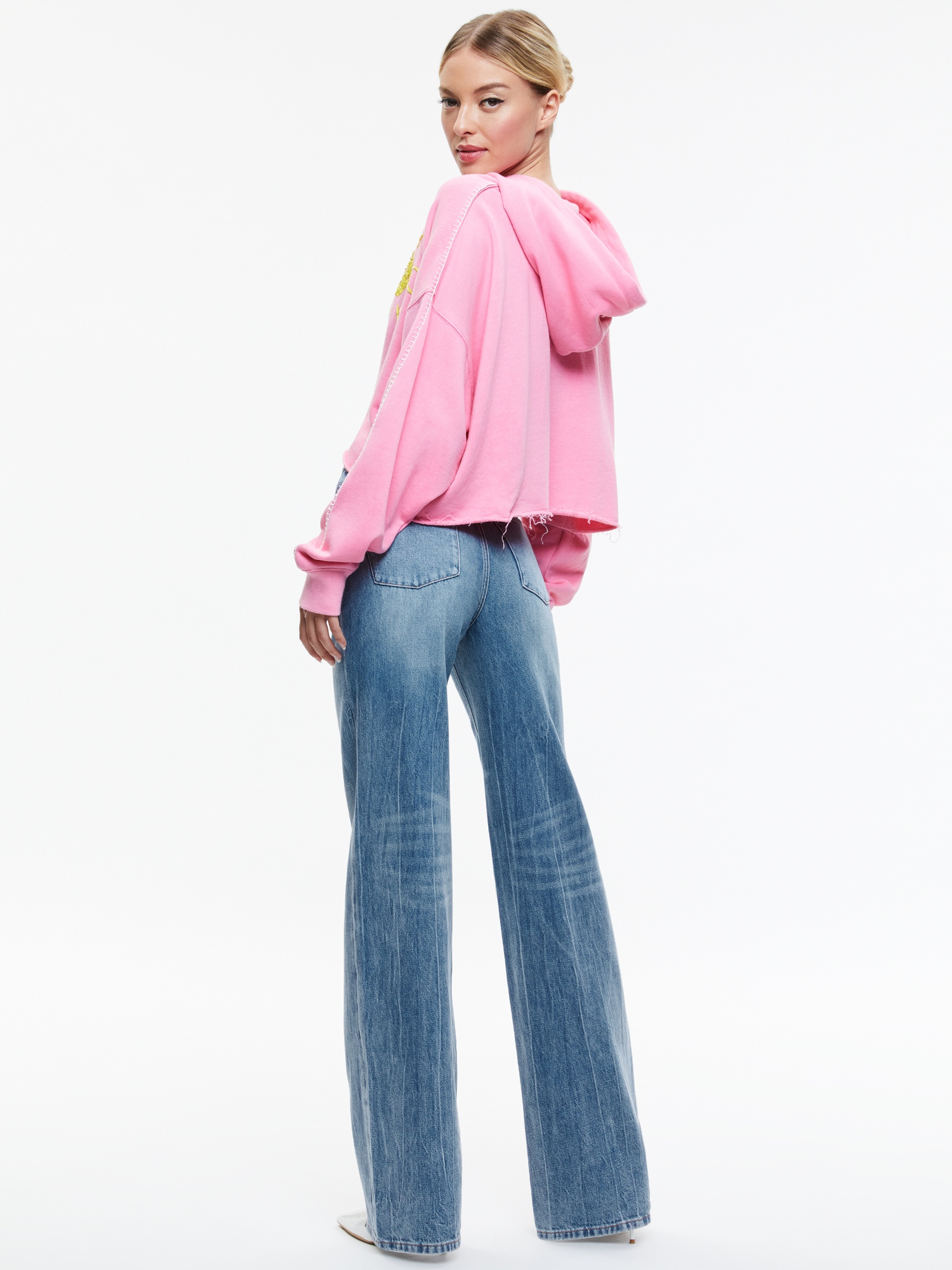 SUNNY BOXY CROPPED HOODIE - 3