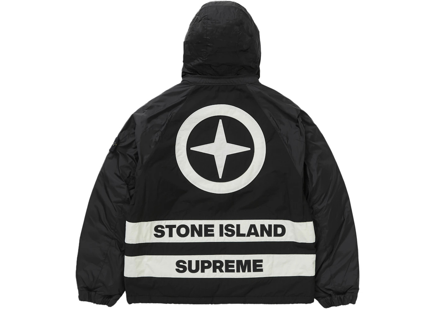Supreme Supreme Stone Island Reversible Down Puffer Jacket Black 