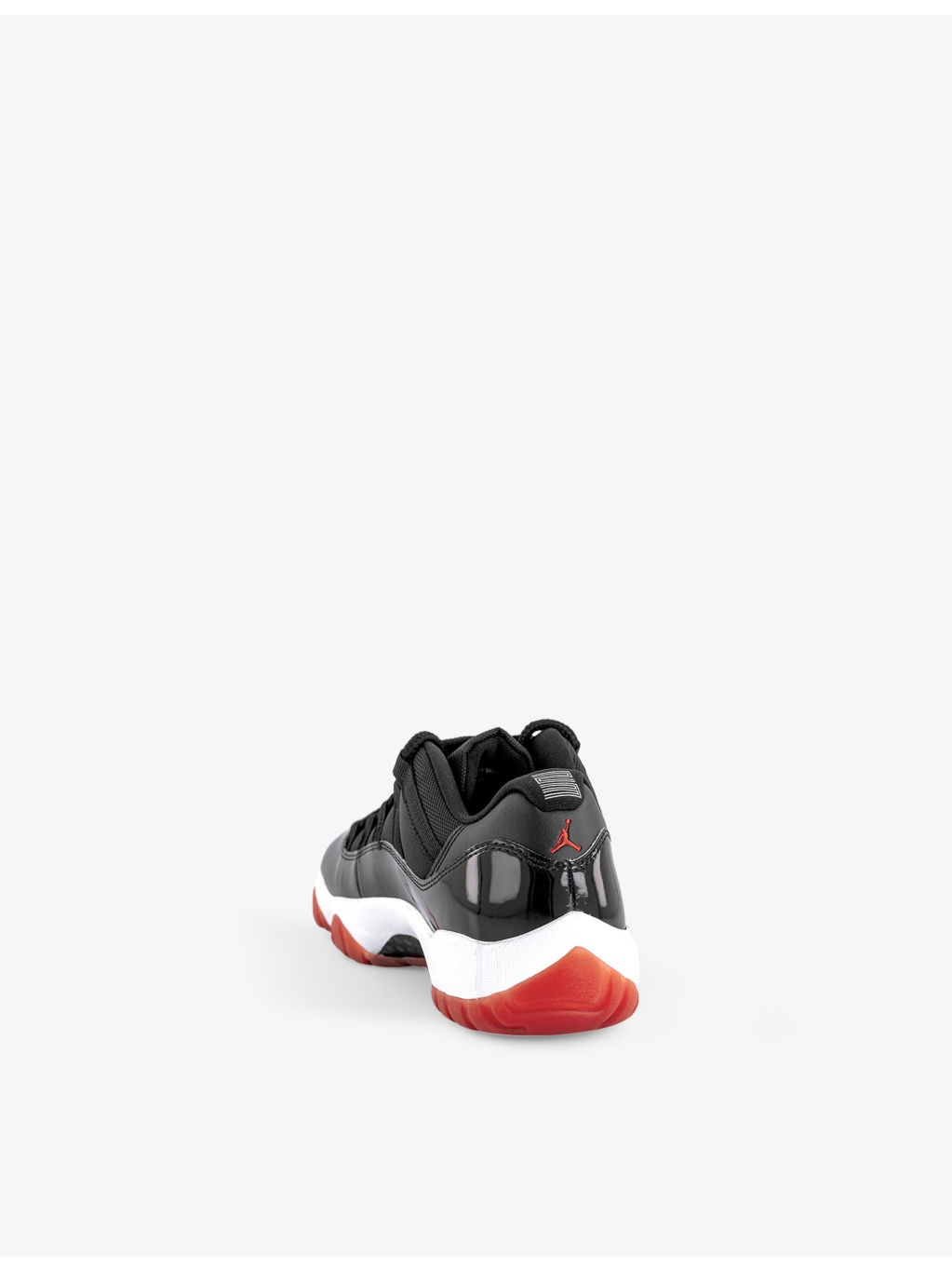 Air Jordan 11 Retro Mesh and Leather Low-Top Trainers - 4