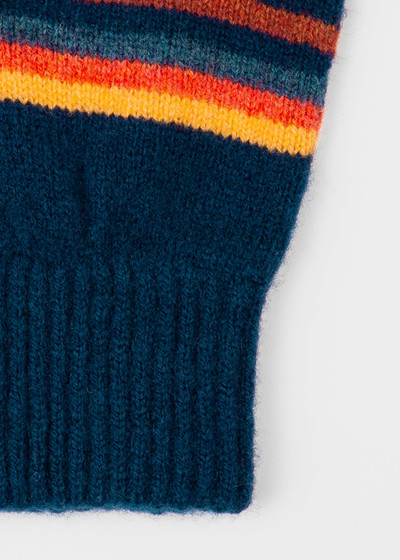 Paul Smith 'Artist Stripe' Wool Gloves outlook