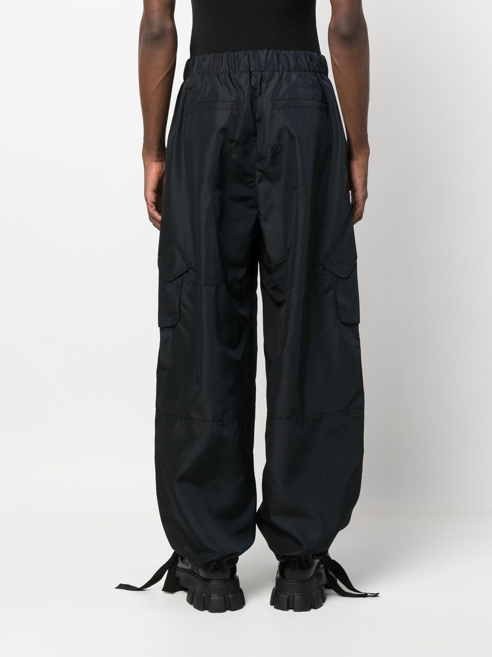 logo-print cargo trousers - 4