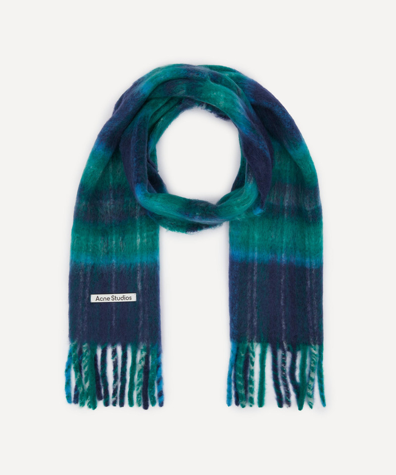 Acne Studios Check Mohair Scarf outlook
