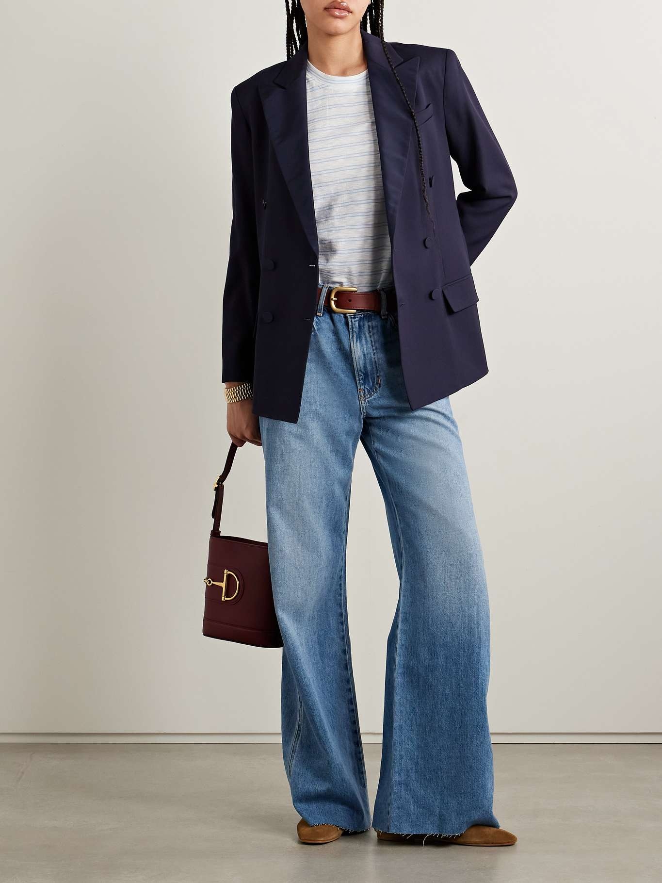Kasey high-rise wide-leg jeans Blue - 2