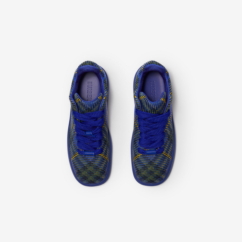 Check Knit Box Sneakers 5