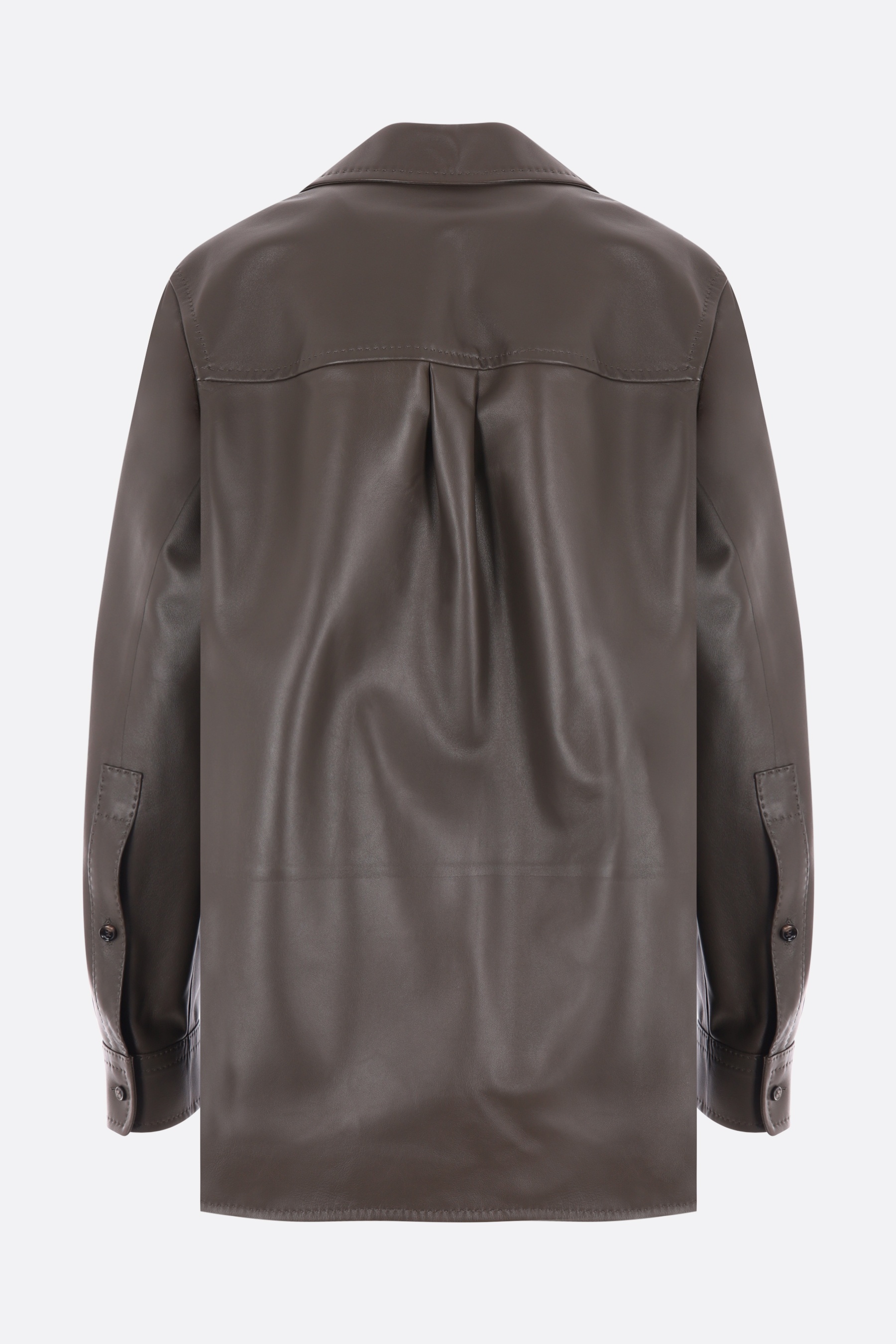 ブルゾン Bottega Veneta Nappa Oversized Overshirt Bottega Veneta NAPPA OVERSIZED OVERSHIRT | tizianafausti