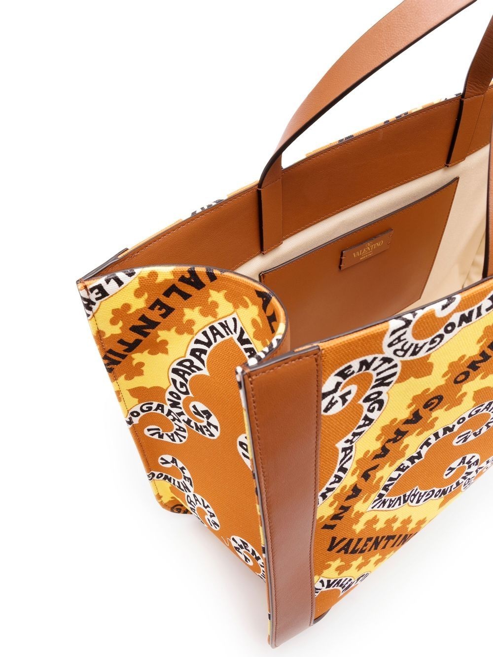 VLogo bandana-print tote bag - 6
