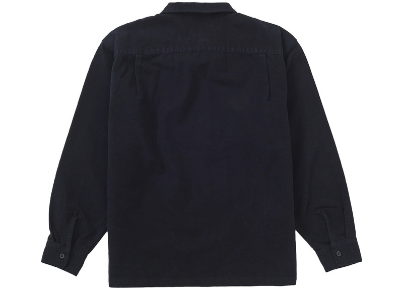 Supreme Supreme Flannel Pajama Shirt Black outlook