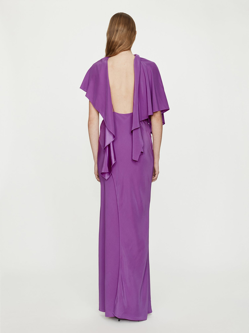 CHRISTOPHER ESBER Backless Drape Satin Dress outlook