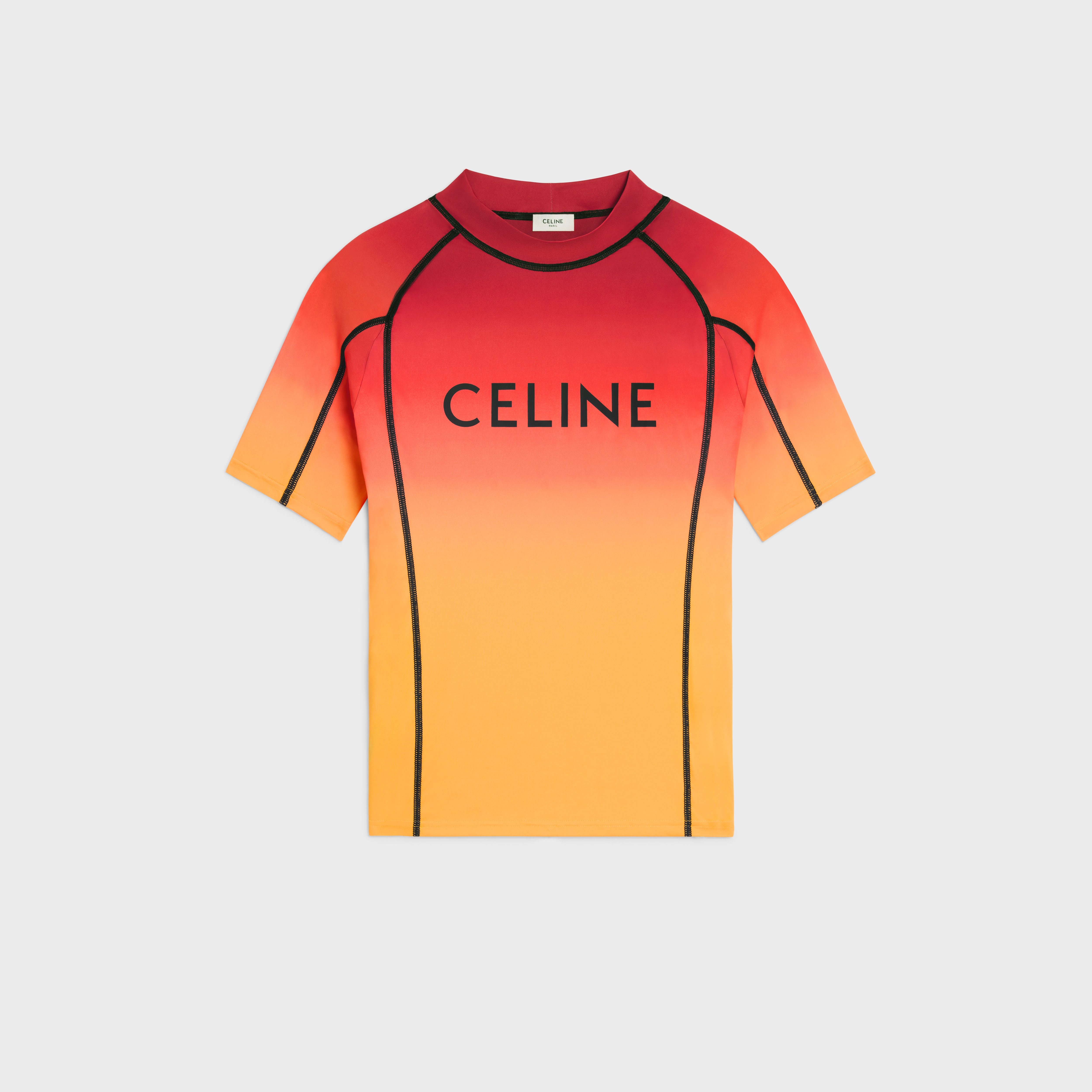 【送料&関税込】Celine Surf Logo Stretch-jersey T-shirt CELINE HOMME Surf Logo-Print Stretch-Jersey T-Shirt for Men