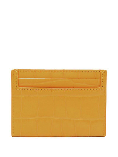 Mulberry Credit Card Slip Yellow Matte Small Croc outlook