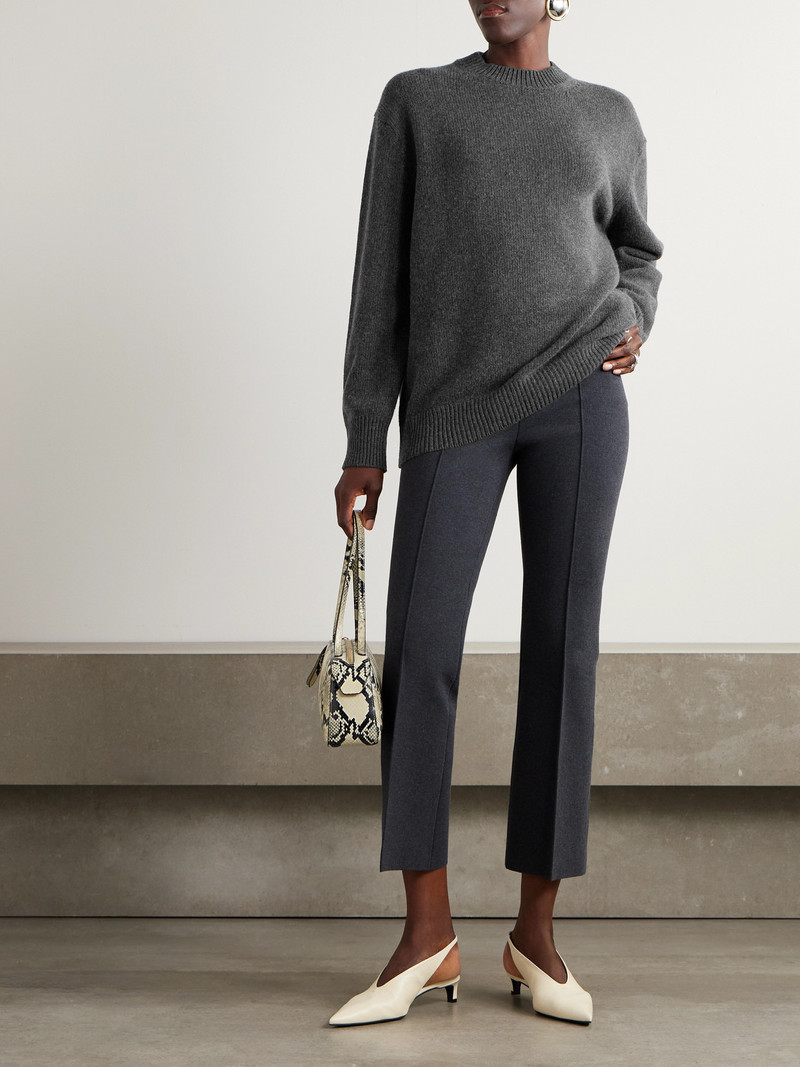 HIGH SPORT Georgia Embroidered Wool And Cashmere-blend Sweater outlook