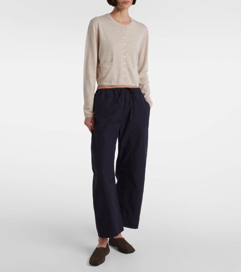 LESET Kyoto cotton wide-leg pants outlook
