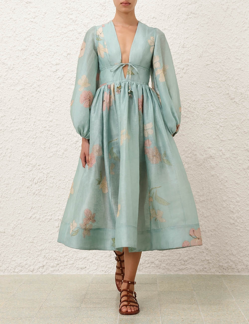 ILLUMINATE DRAWN BILLOW DRESS - 2