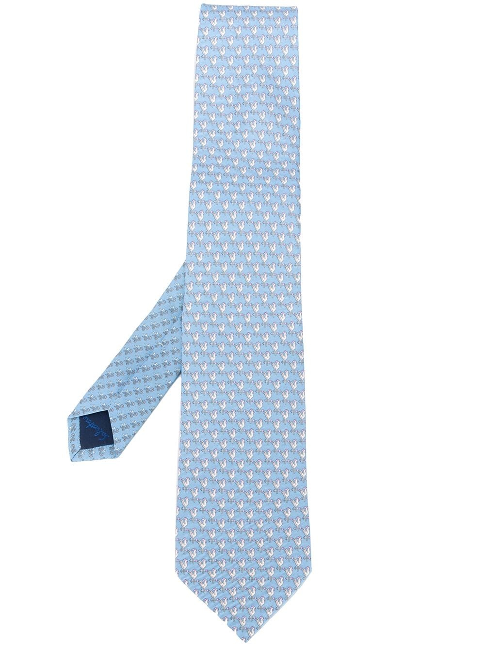 weather vane printed silk tie - 1