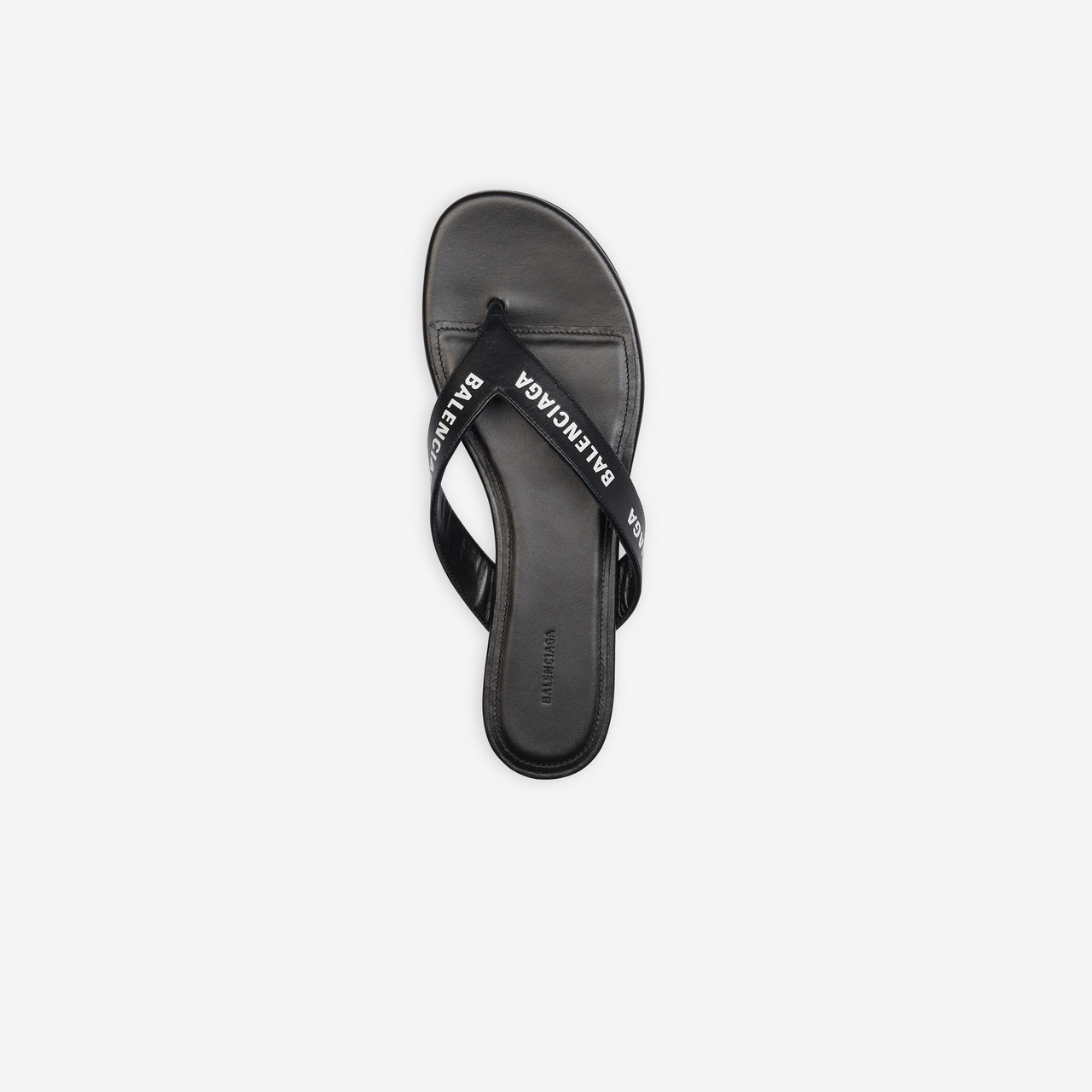 Allover Logo Round Thong Sandal - 4