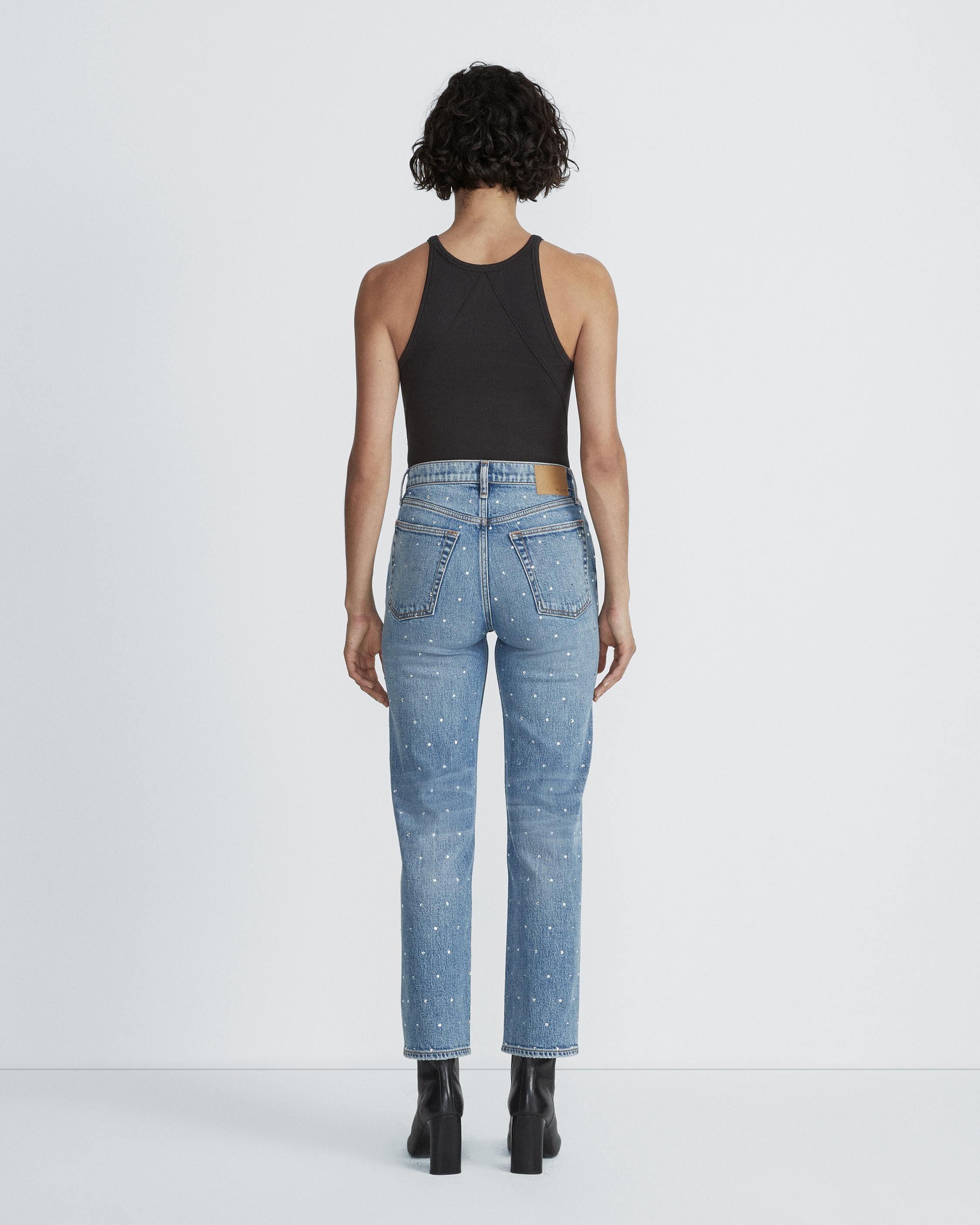 Harlow Straight - Everly Jeweled
Mid-Rise Vintage Stretch Jean - 5