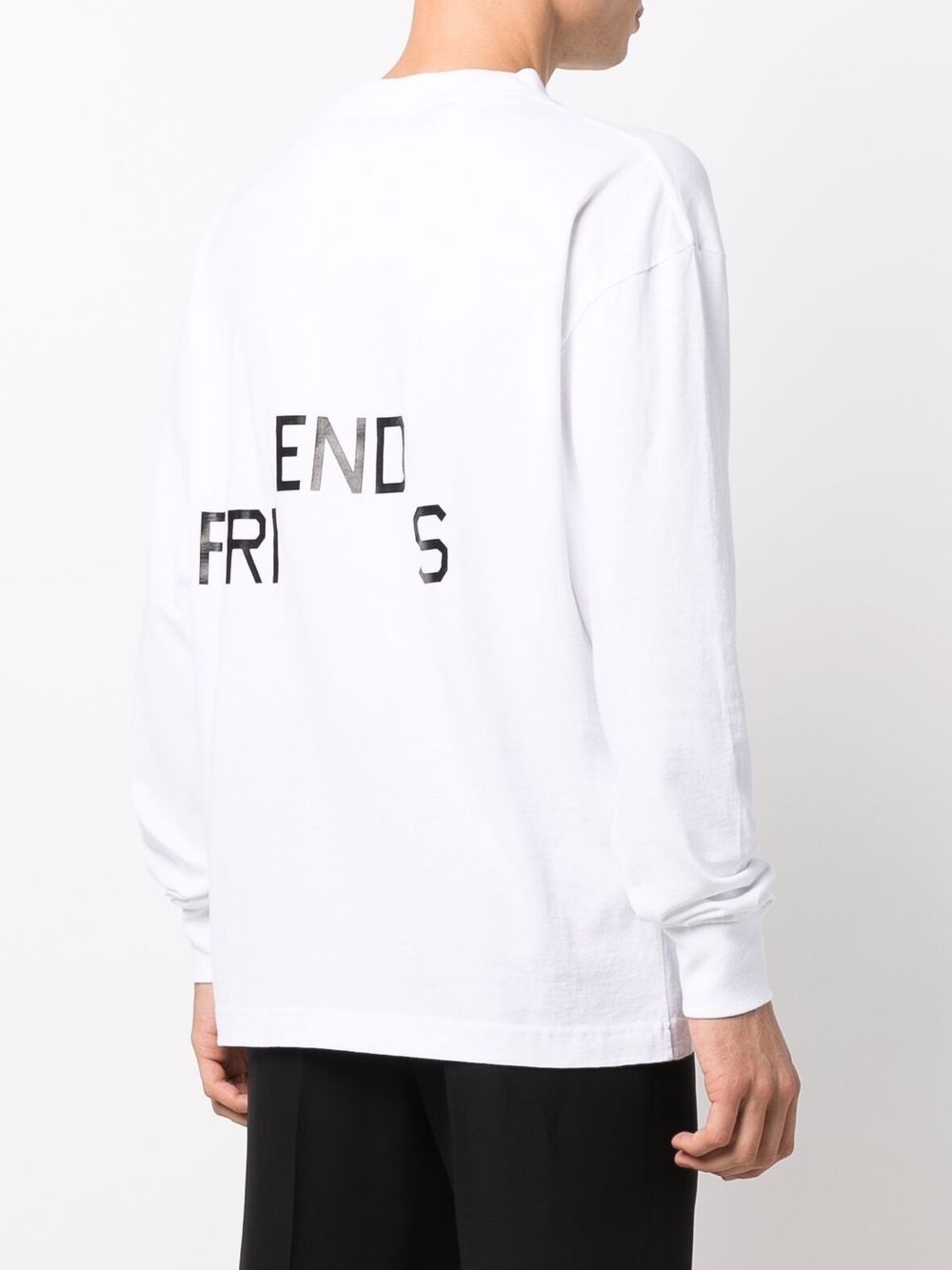 text-print long-sleeve T-shirt - 4