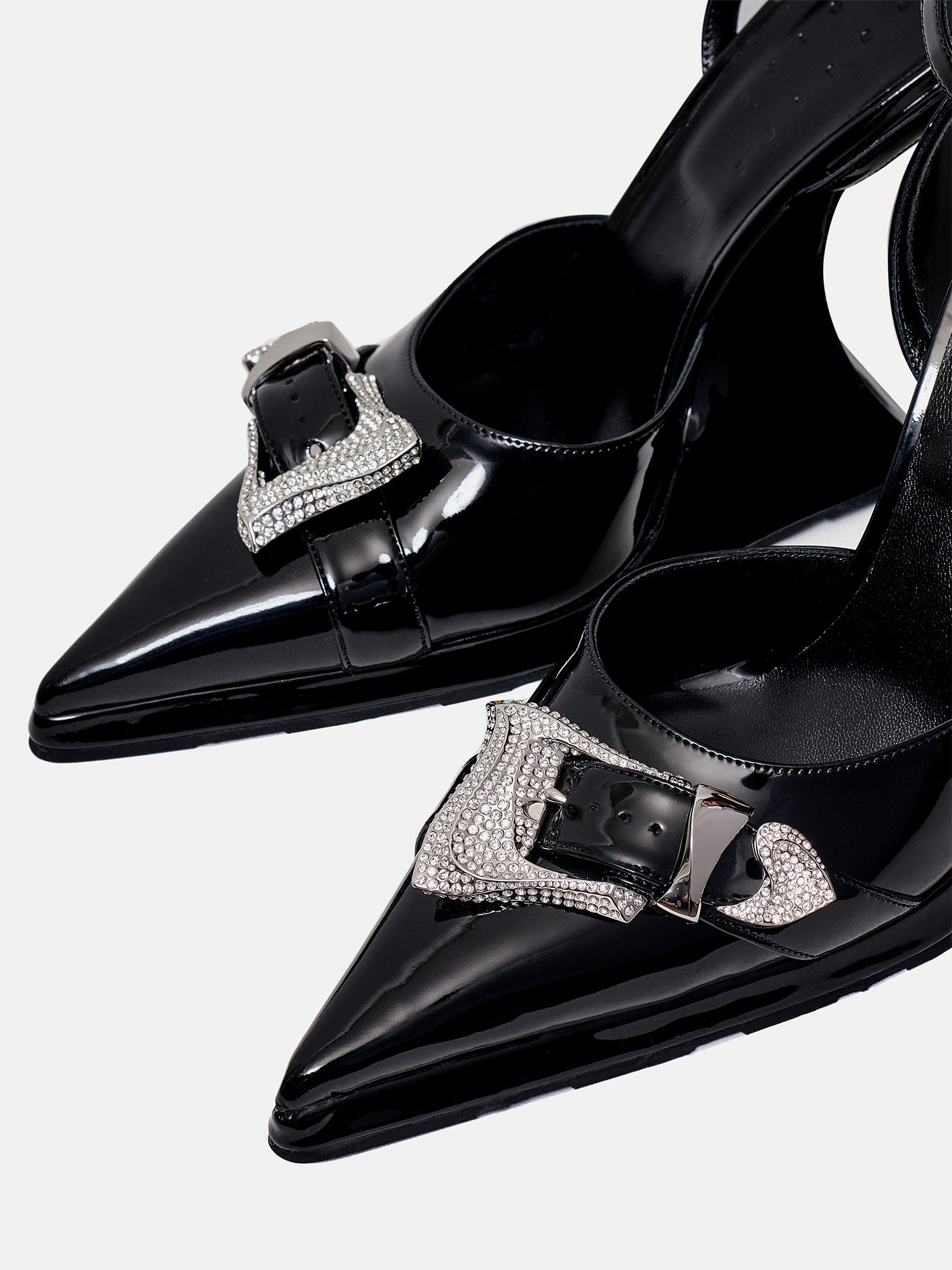 CRUELLA SHOES PATENT LEATHER BLACK - 2