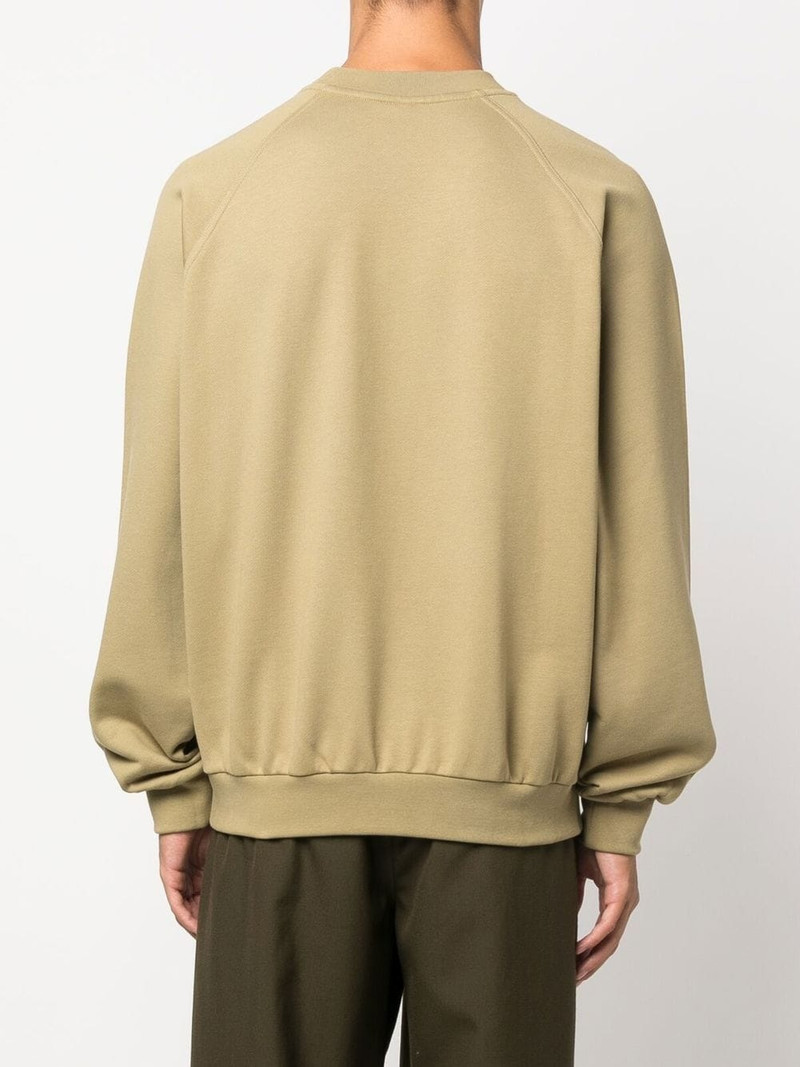 logo-embroidered crew-neck sweatshirt 4