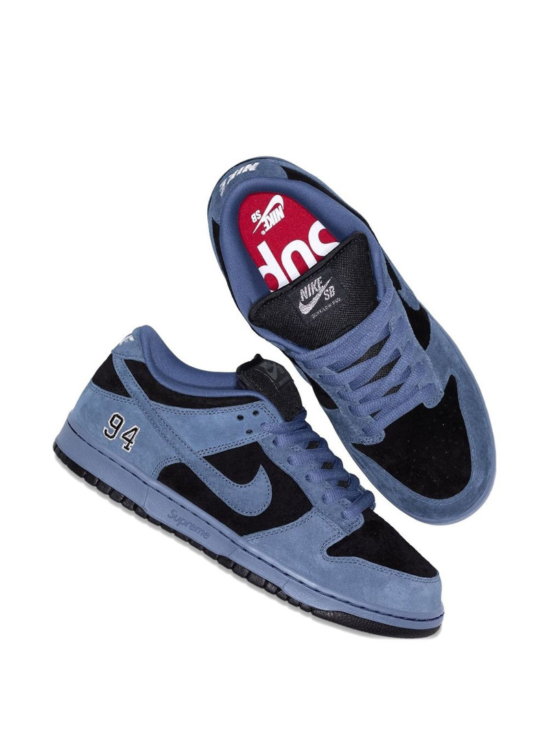 Nike 94 number suede trainers outlook