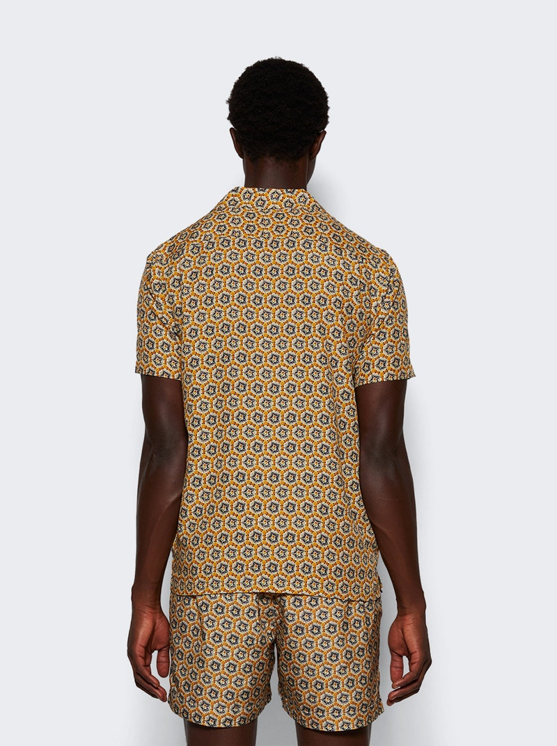 Hibbert Roseate Short Sleeve Shirt Mango 5