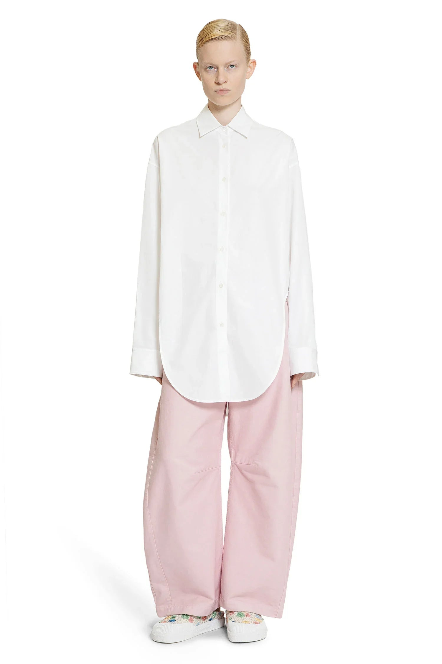 Curved-Shirt-In-Cotton - 4